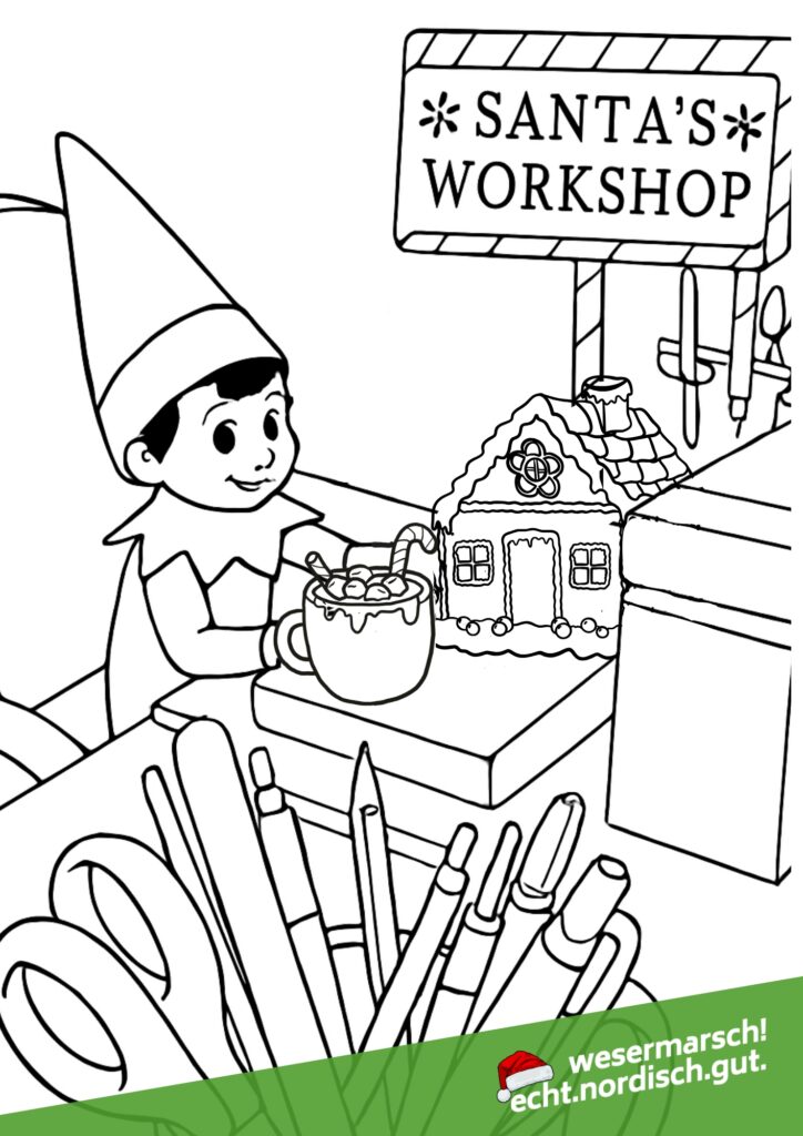 Pelle bei Santas Workshop